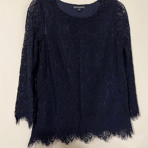 Adrianna Papell Lace Blouse